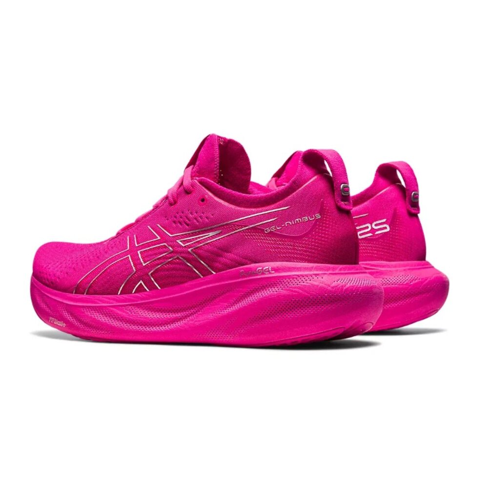Asics Gel Nimbus 25 in Pink Rave/Pure Silver, Size 8.5 - Picture 2 of 11